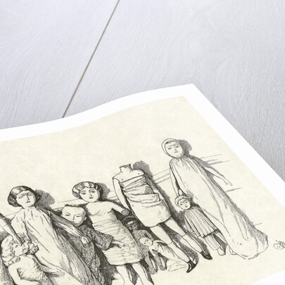 Victorian engraving of dolls by Anonymous