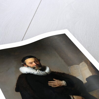 Portrait of Johannes Wtenbogaert, Remonstrant Minister by Rembrandt van Rijn