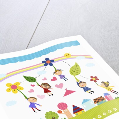 Happy children enjoying their time by Anonymous