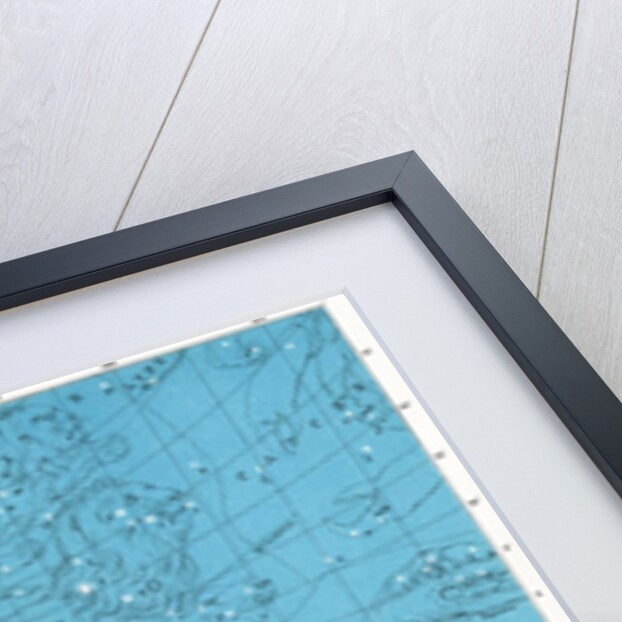 Star map featuring constellations Leo and Virgo by Anonymous