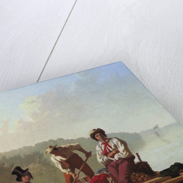 Boatmen on the Missouri by George Caleb Bingham