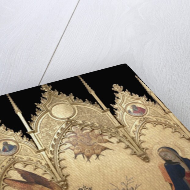 Detail of Annunciation with Two Saints by Simone Martini
