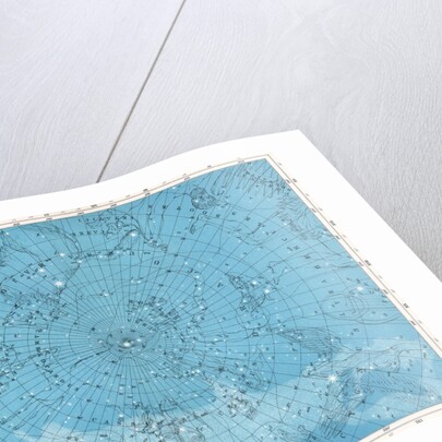 Star map with the North Pole, Andromeda, and Casseiopea by Anonymous
