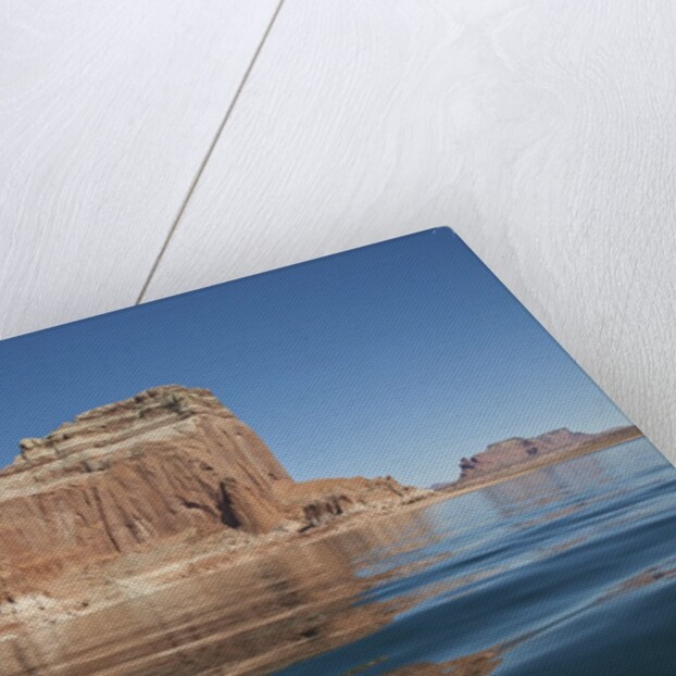 Reflections of red rock canyons of Lake Powell by Anonymous