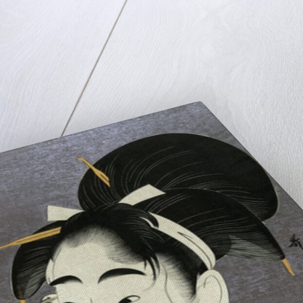 Ase o fuku onna (Woman Wiping Sweat) by Kitagawa Utamaro