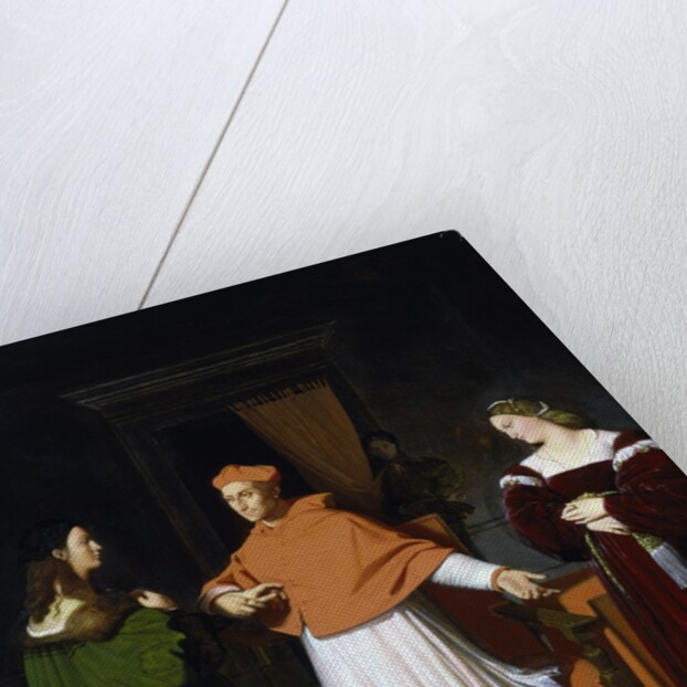 The Betrothal of Raphael and the Niece of Cardinal Bibbiena by Jean-Auguste-Dominique Ingres