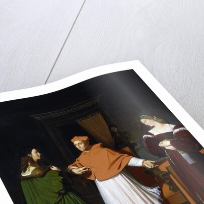 The Betrothal of Raphael and the Niece of Cardinal Bibbiena by Jean-Auguste-Dominique Ingres