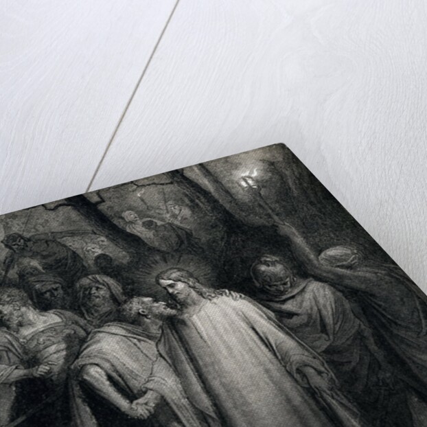 The Judas Kiss (Mark 14:45) by Gustave Dore