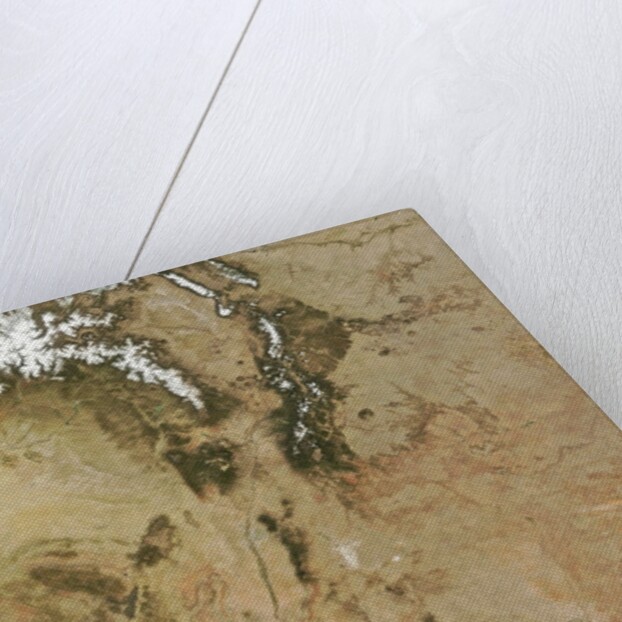 Satellite view of New Mexico, USA by Anonymous