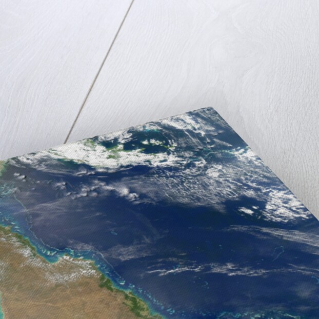 Satellite View of the Great Barrier Reef by Anonymous