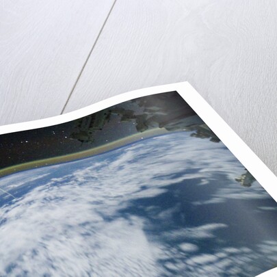 The Space Shuttle Atlantis leaves orbit for the final time by Anonymous