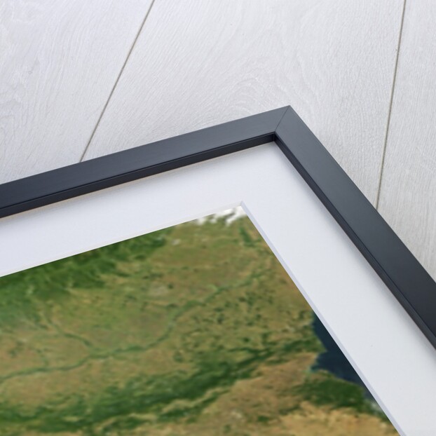 Satellite View of Greece by Anonymous