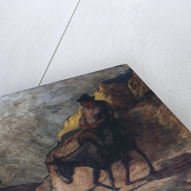 Don Quixote and Sancho Panza by Honore Daumier