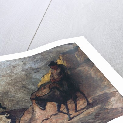 Don Quixote and Sancho Panza by Honore Daumier