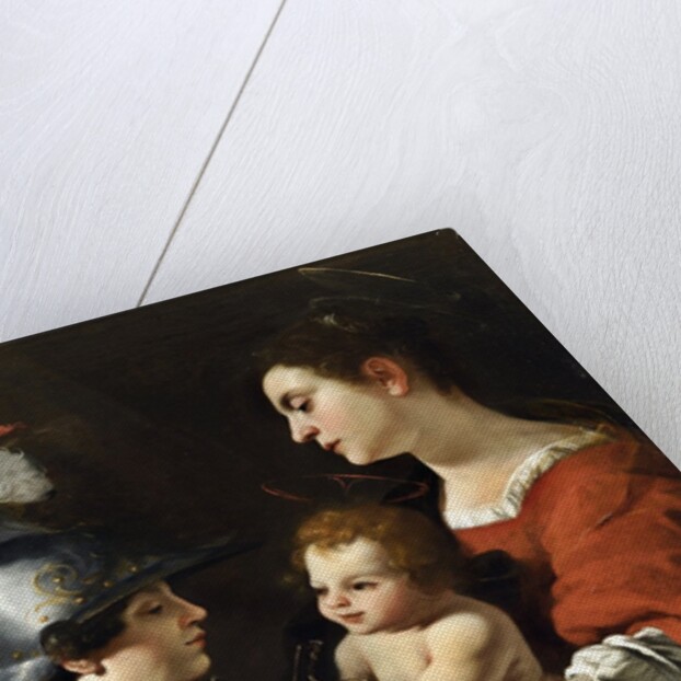 The Virgin and the Child with St. Michael by Rutilio Manetti