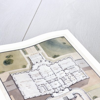 Benjamin Henry Latrobe's proposed plan for the renovation of the main level of the White House by Anonymous