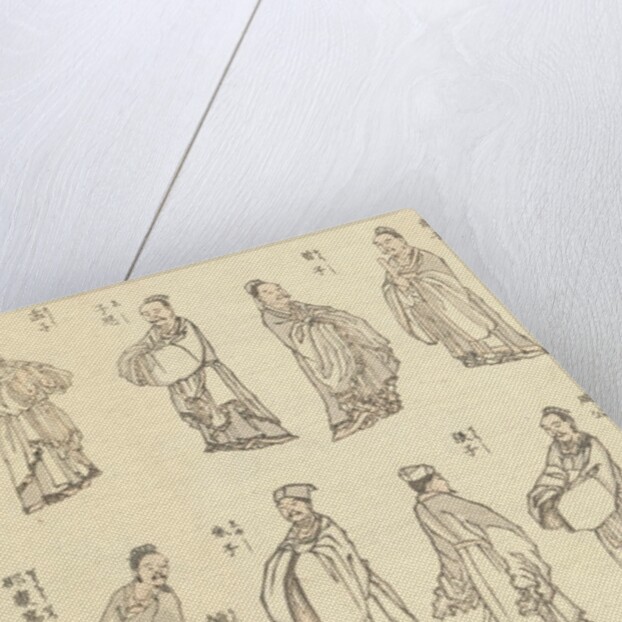 Priests by Katsushika Hokusai