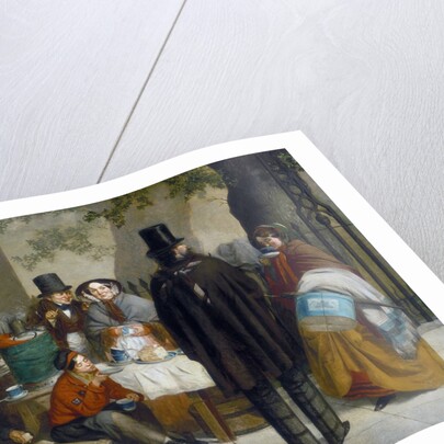 A Coffee Stall by Charles Hunt II