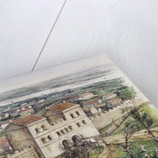 Roman gate at Newgate, City of London by Anonymous