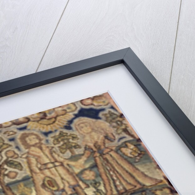 Detail of Stuart period embroidery panel by Anonymous