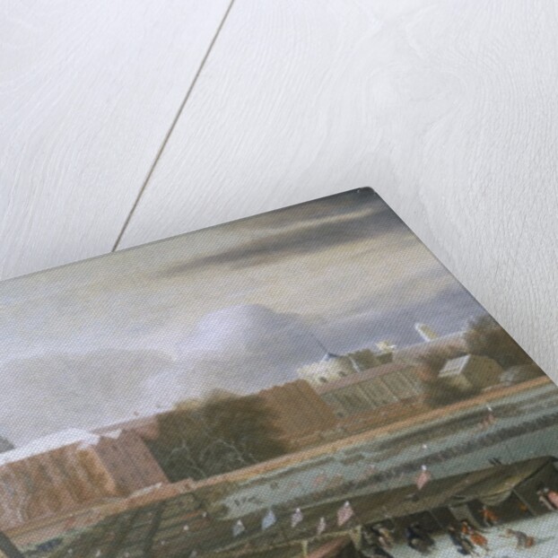 A Frost Fair on the Thames at Temple Stairs by Abraham Hondius