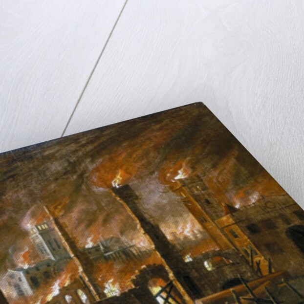 The Great Fire of London, 1666 by Anonymous