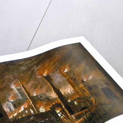 The Great Fire of London, 1666 by Anonymous
