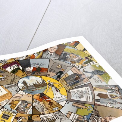 Votes for Women board game by Anonymous
