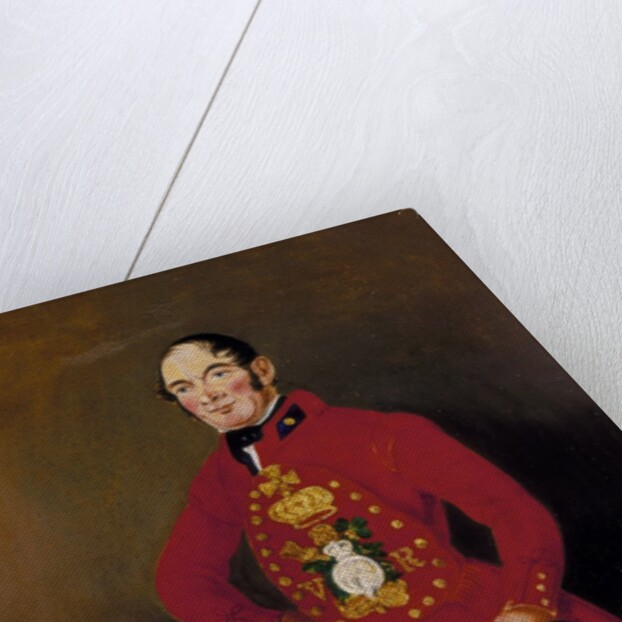 Portrait of a Royal Bargeman by W.R. Noble