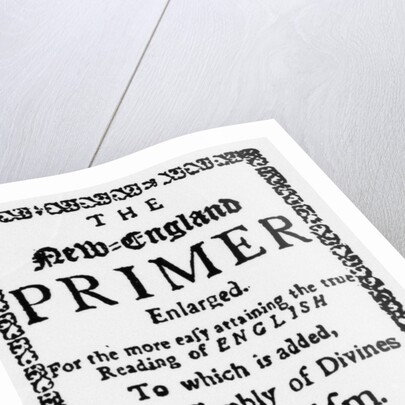 The New England Primer, 1737 by Anonymous