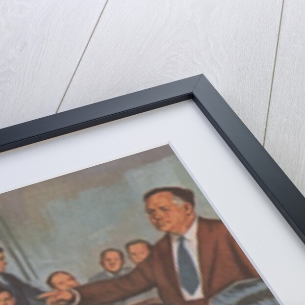 Alger Hiss before House Un-American Activities Committee by Anonymous