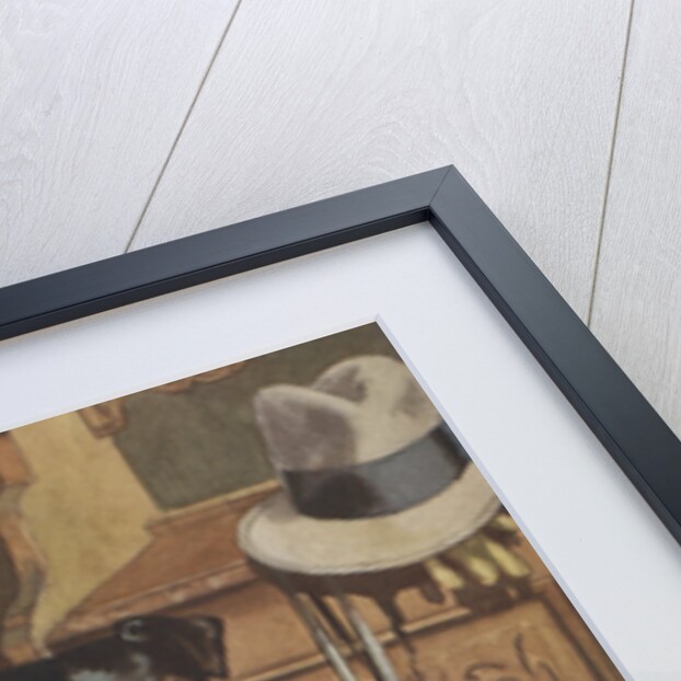 Dog waiting to go for walk by Anonymous