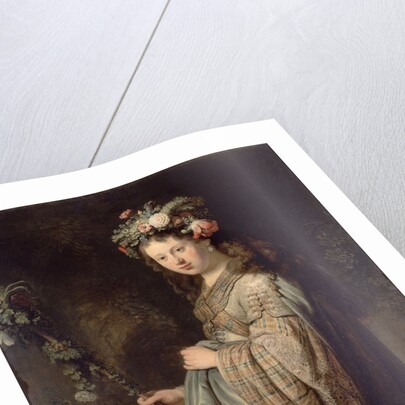Flora by Rembrandt van Rijn