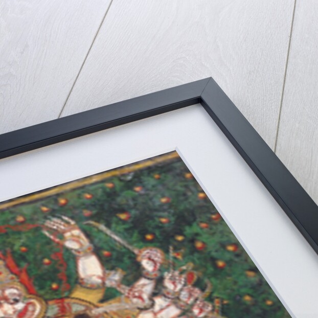 Narasimha Killing Hiranyakashipu, as Prahlada Watches by Anonymous