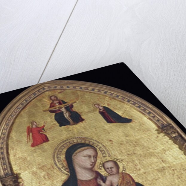 Madonna and Child with the Holy Trinity and the Annunciation by Lorenzo di Bicci