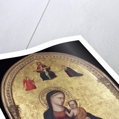 Madonna and Child with the Holy Trinity and the Annunciation by Lorenzo di Bicci