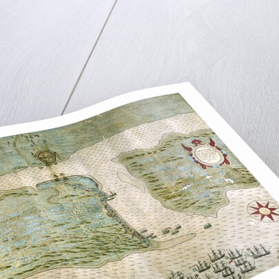 Sir Francis Drake's attack on Saint Augustine, Florida on May 28-29, 1586 by Anonymous