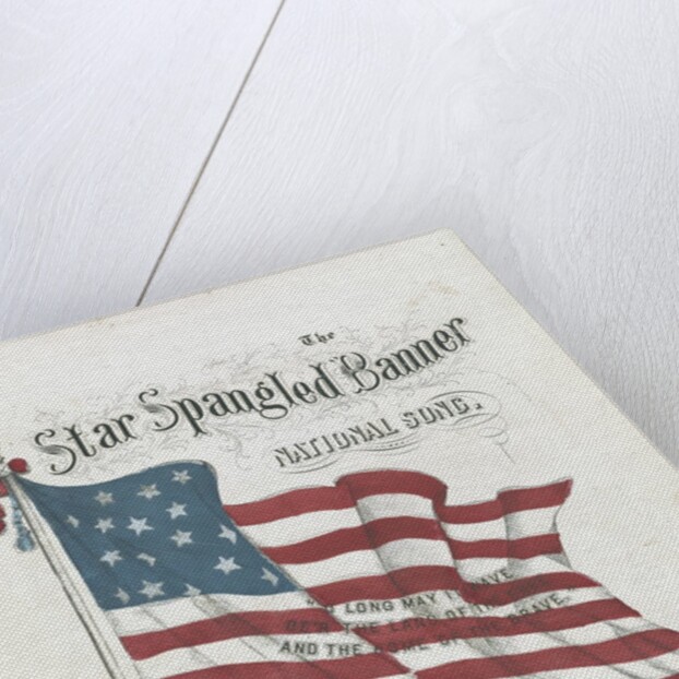 Cover of a musical score of the Star-Spangled Banner by Anonymous