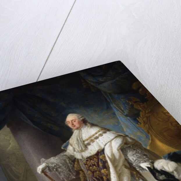 Louis XVI, King of France and Navarre, Wearing His Grand Royal Costume in 1779 by Antoine-Francois Callet