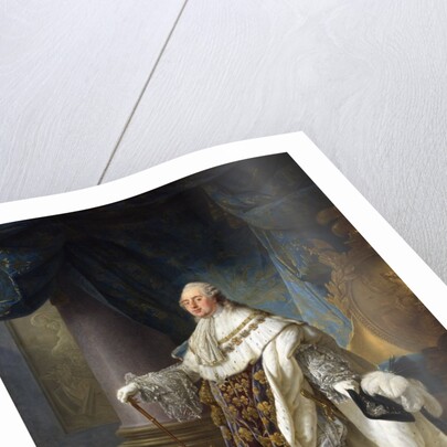 Louis XVI, King of France and Navarre, Wearing His Grand Royal Costume in 1779 by Antoine-Francois Callet