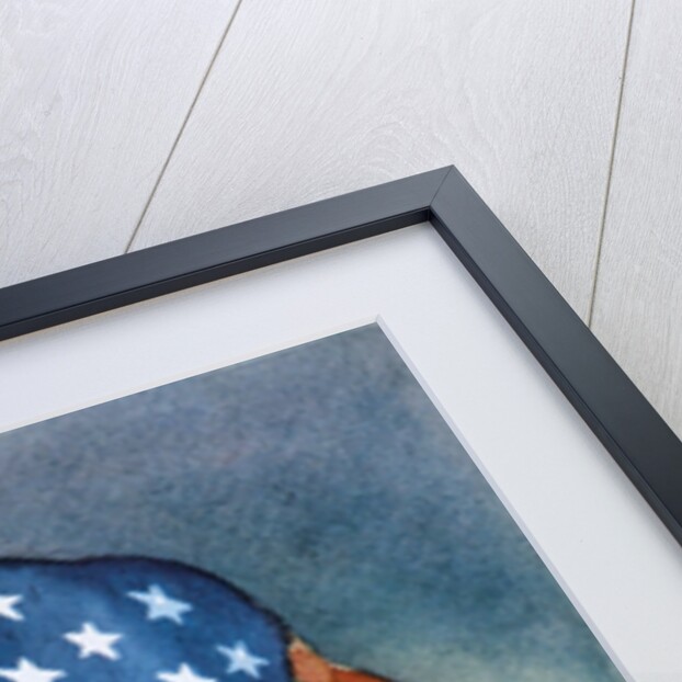 American flag flying over Fort McHenry by Anonymous