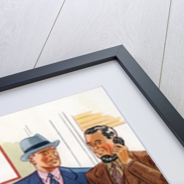 Four businessmen in an office by Anonymous
