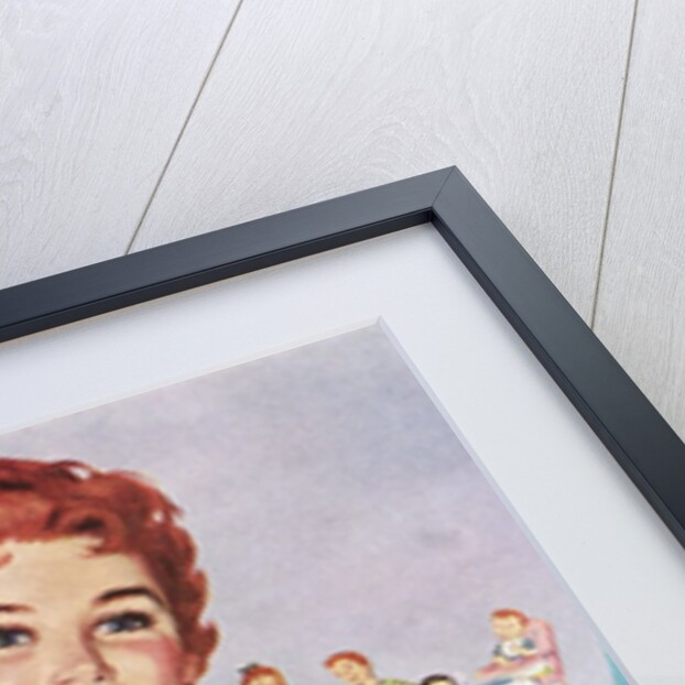 American wife presenting perfect Thanksgiving turkey by Anonymous