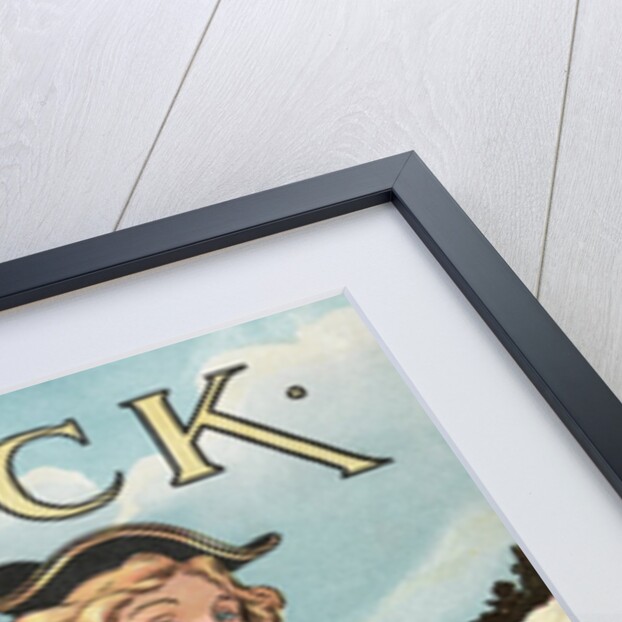 Woman hunter holding a Thanksgiving turkey by Anonymous