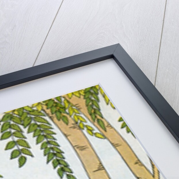 Snow White in her glass coffin by Anonymous