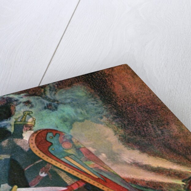 Beowulf battling the fire-breathing dragon by Anonymous