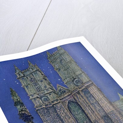 Westminster Cathedral at Night by Anonymous