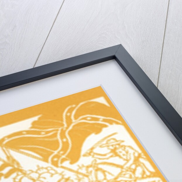 Abraham Lincoln and Civil War scene by Anonymous