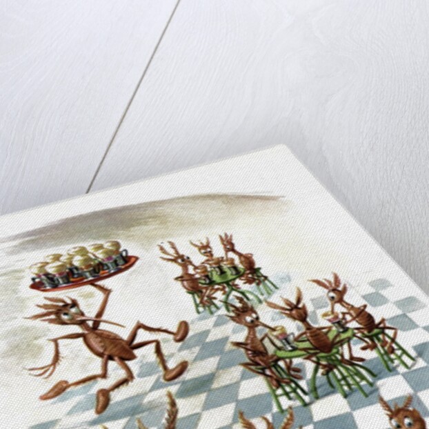 Germs or cooties having ice cream sodas by Anonymous