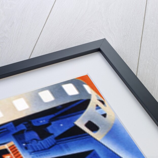 Art Deco movie theater on opening night by Anonymous